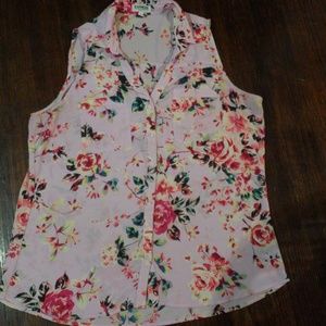 Express sleeveless blouse